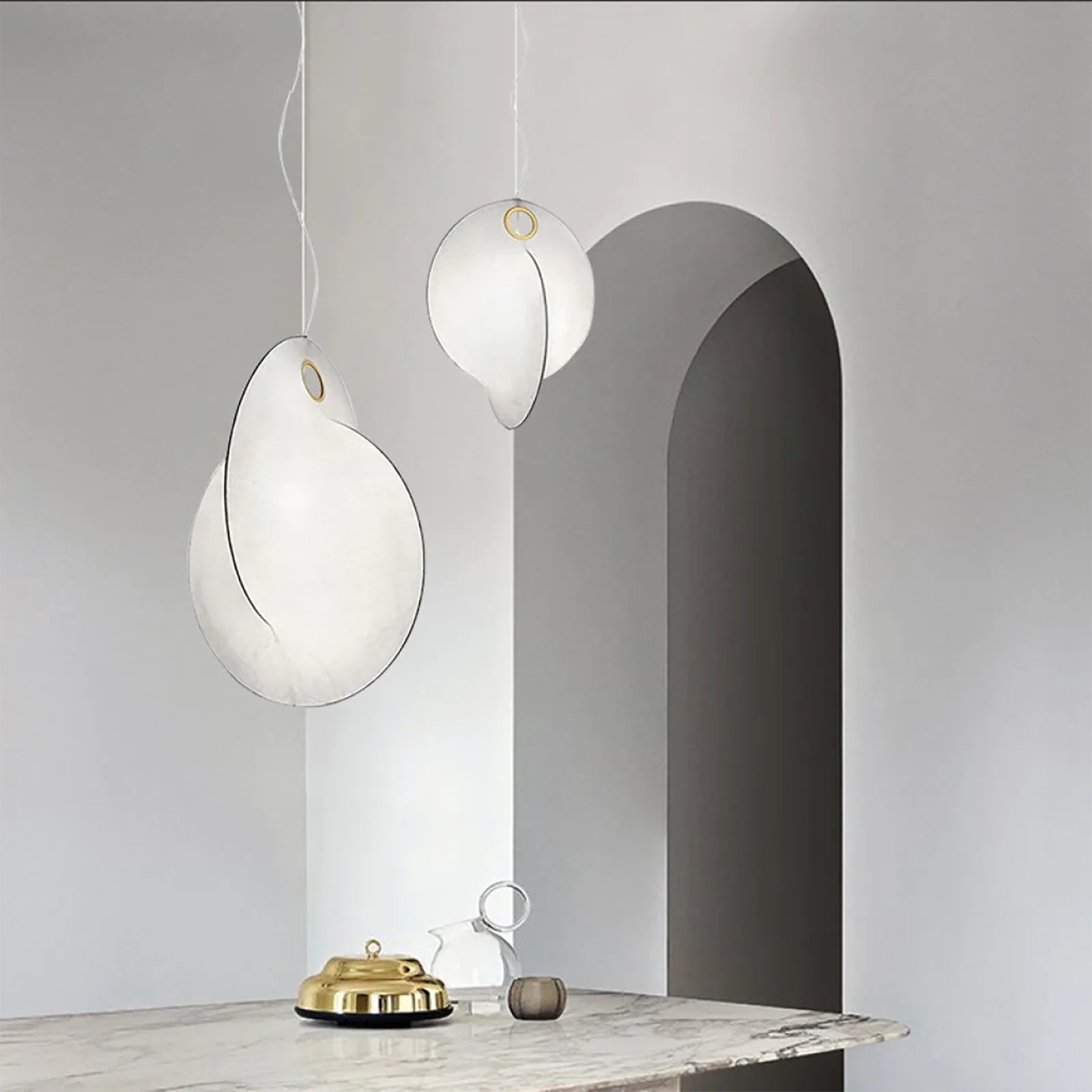 Mirelian Stahl Künstlerisch Pendelleuchte Lampe-Letslighting