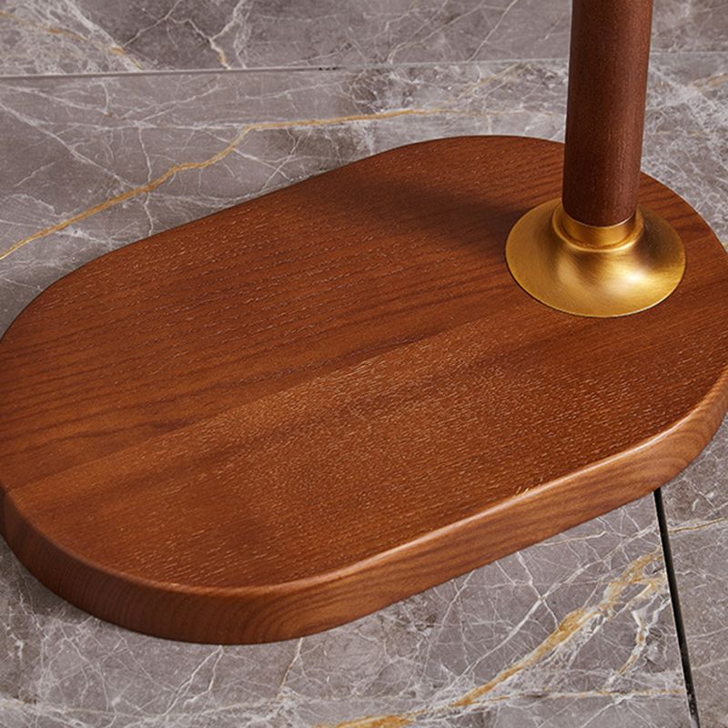 Muto Plissiert Retro Stehleuchte, Wohnzimmer, Weiß/Blau, Metall Holz