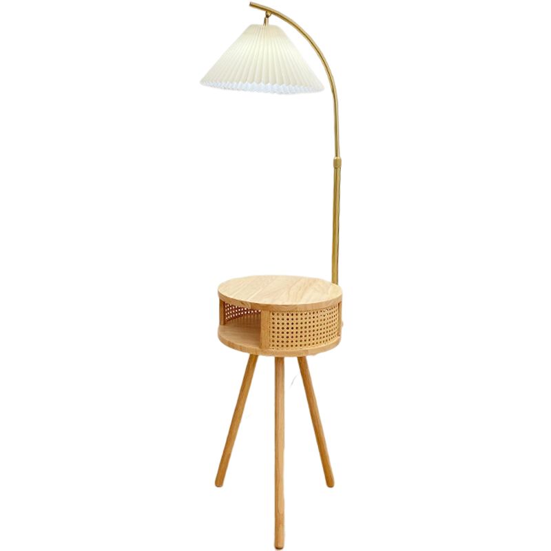 Muto Retro Stehleuchte 2 Farbe, Schlafzimmer, Metall Holz