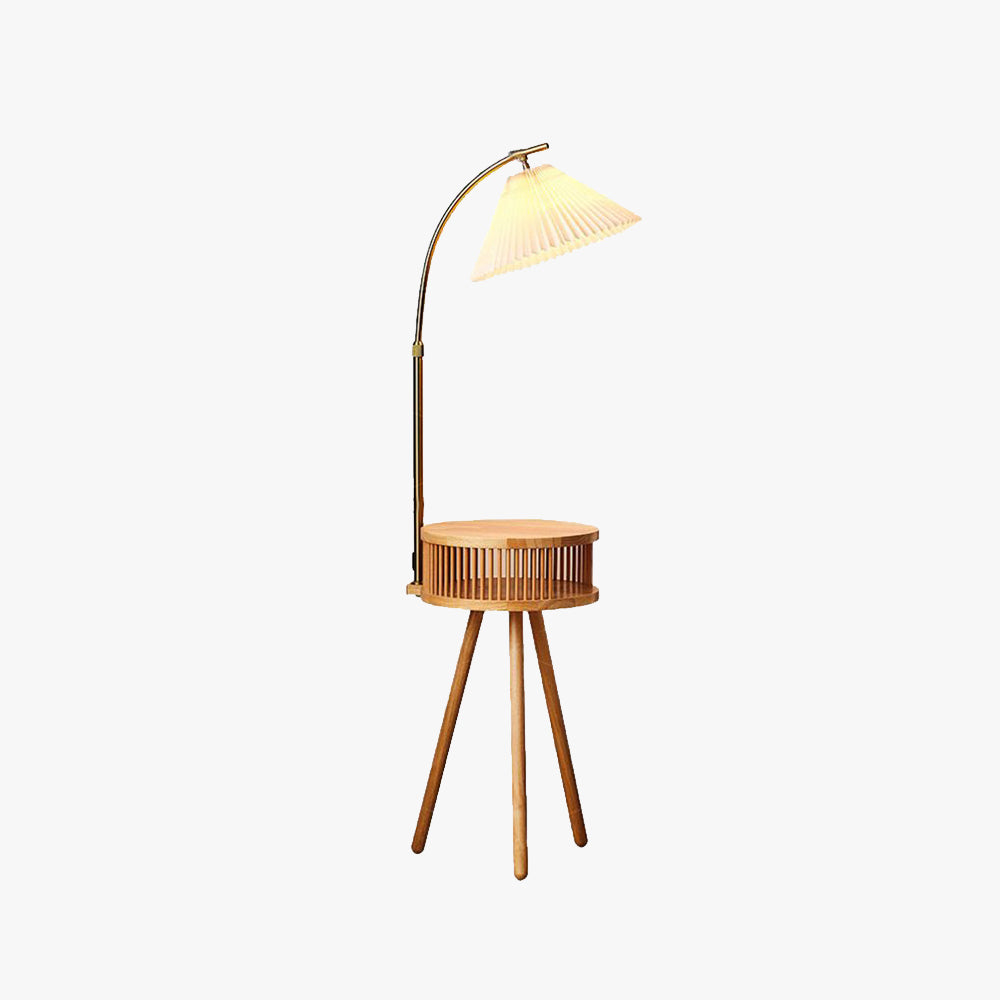Muto Retro Stehleuchte 2 Farbe, Schlafzimmer, Metall Holz