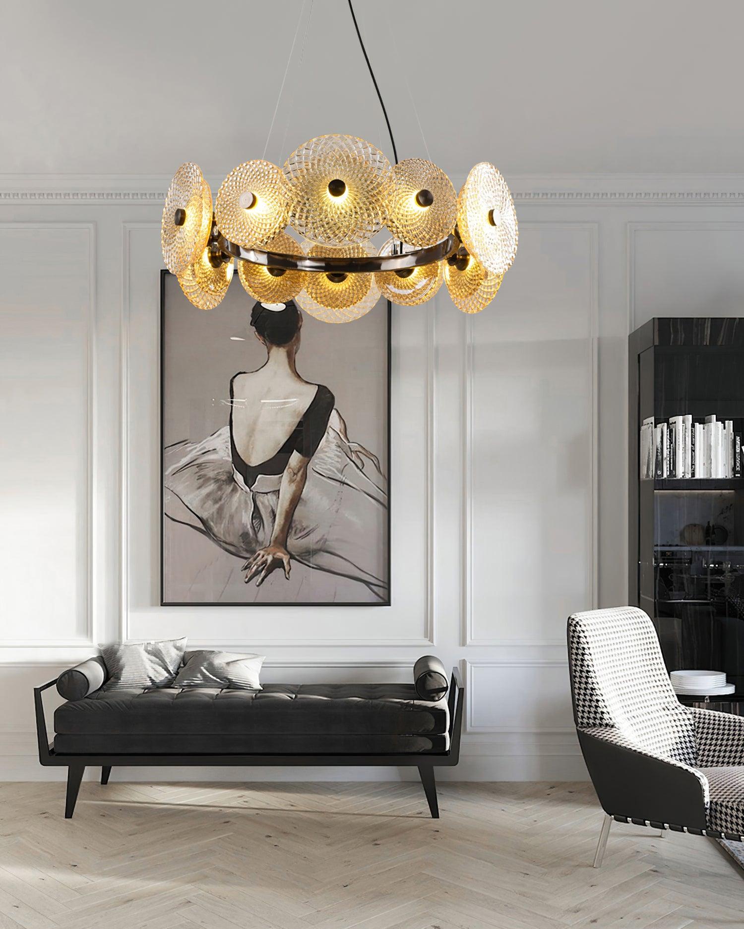 Zeveleth Postmoderner Luxus Kunst Kristall Kronleuchter-Letslighting
