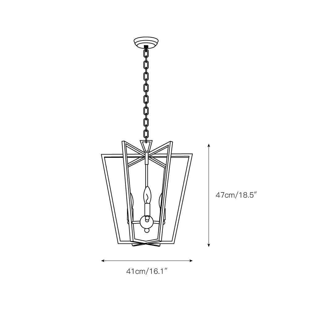 Elthaaris Vintage Industrial Laterne Pendelleuchte-Letslighting