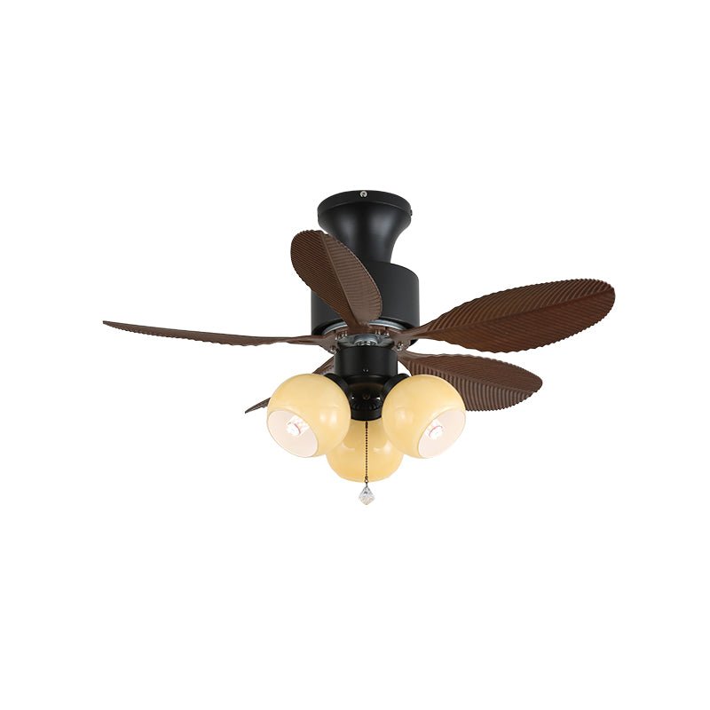 Liora Tropische Glas Deckenventilatorleuchte