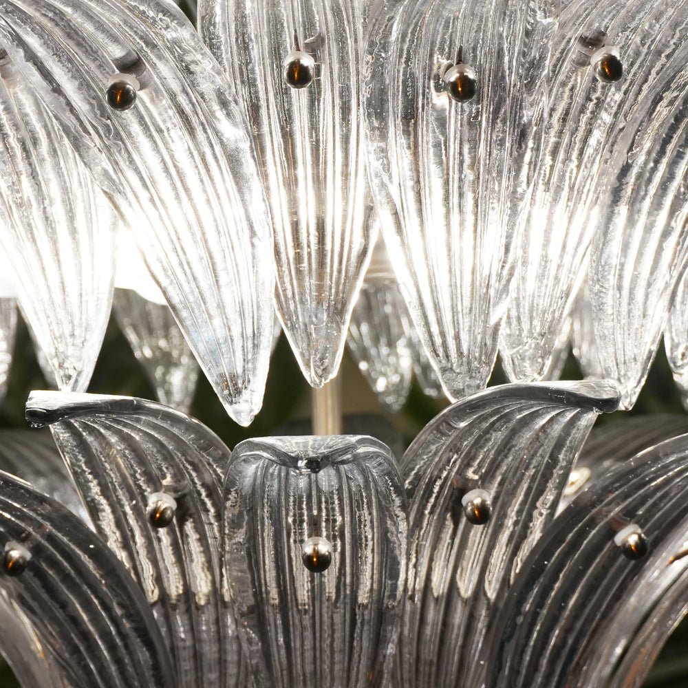 Aurora Chandelier Murano Glass Palm Leaf Tiered - Neutralighting
