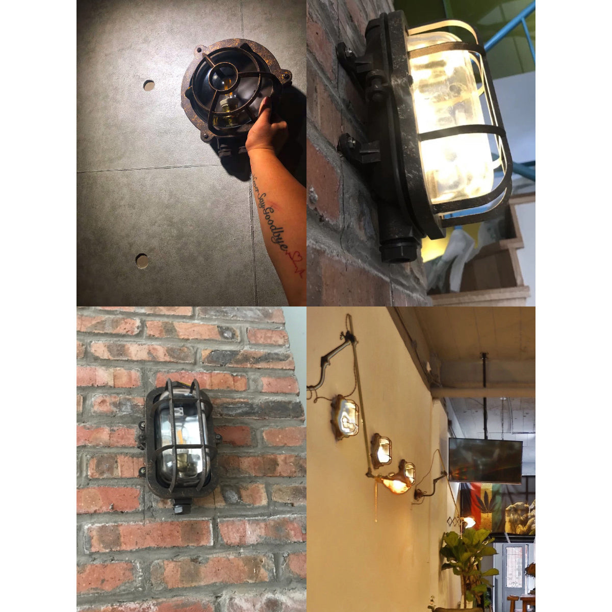 Omirara Einzigartige Traditionelle Glaswandleuchte-Letslighting