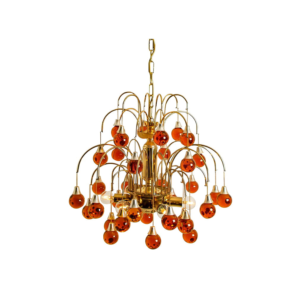 Avmirora Postmodern Luxury Metal Glass Chandelier - Letslighting