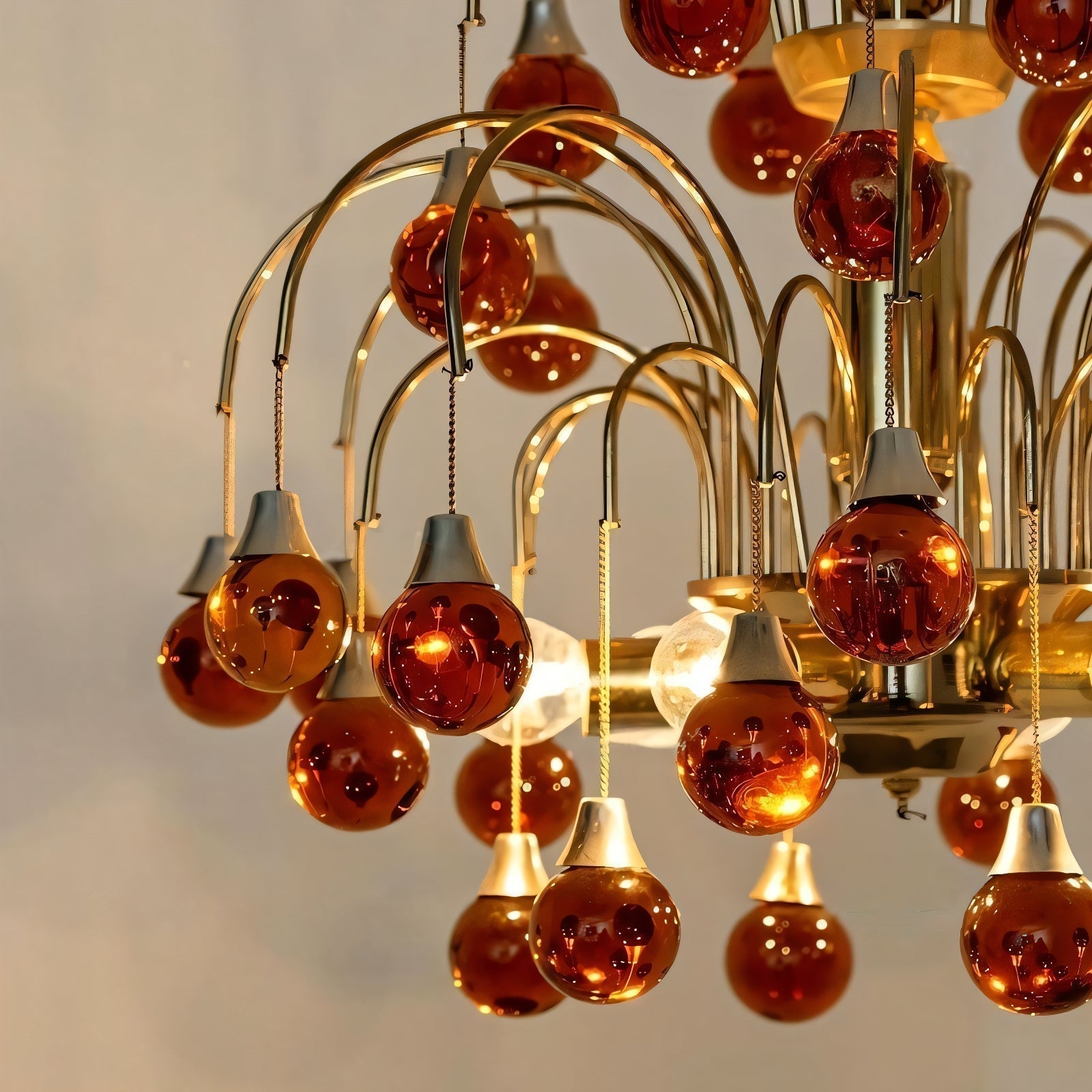 Avmirora Postmodern Luxury Metal Glass Chandelier - Letslighting