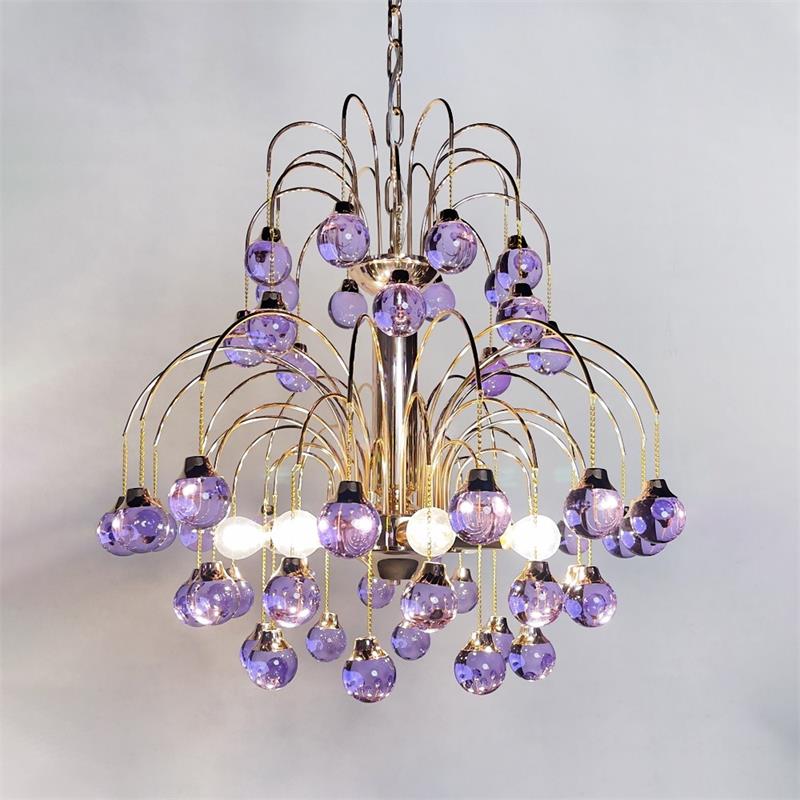 Avmirora Postmodern Luxury Metal Glass Chandelier - Letslighting