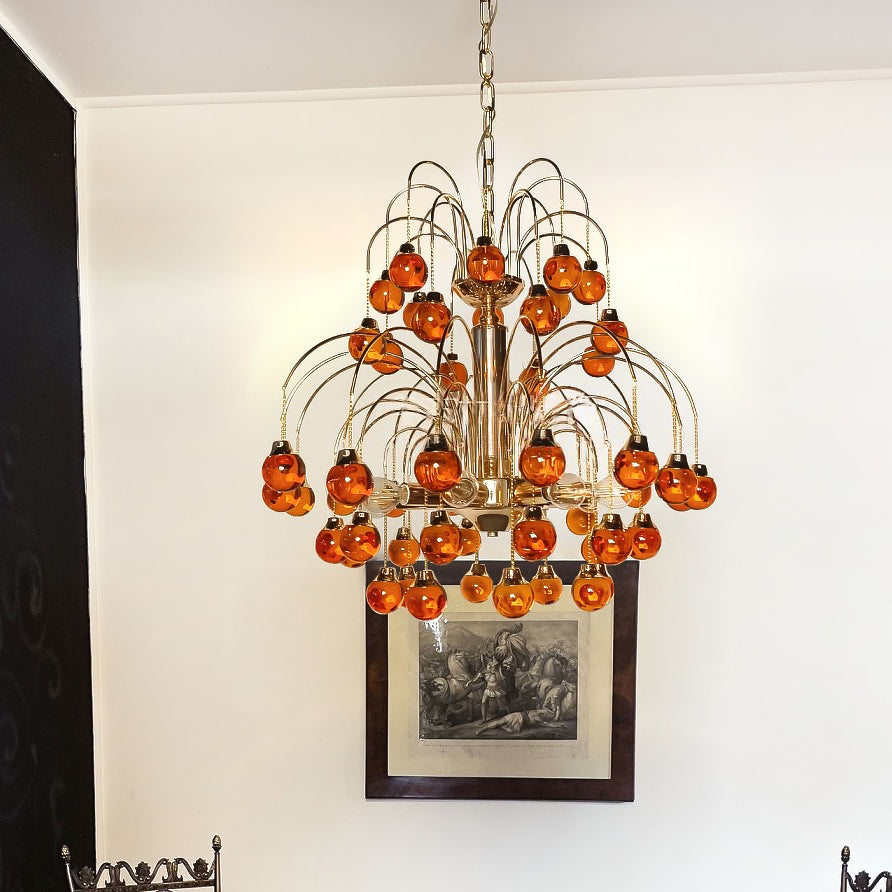 Avmirora Postmodern Luxury Metal Glass Chandelier - Letslighting