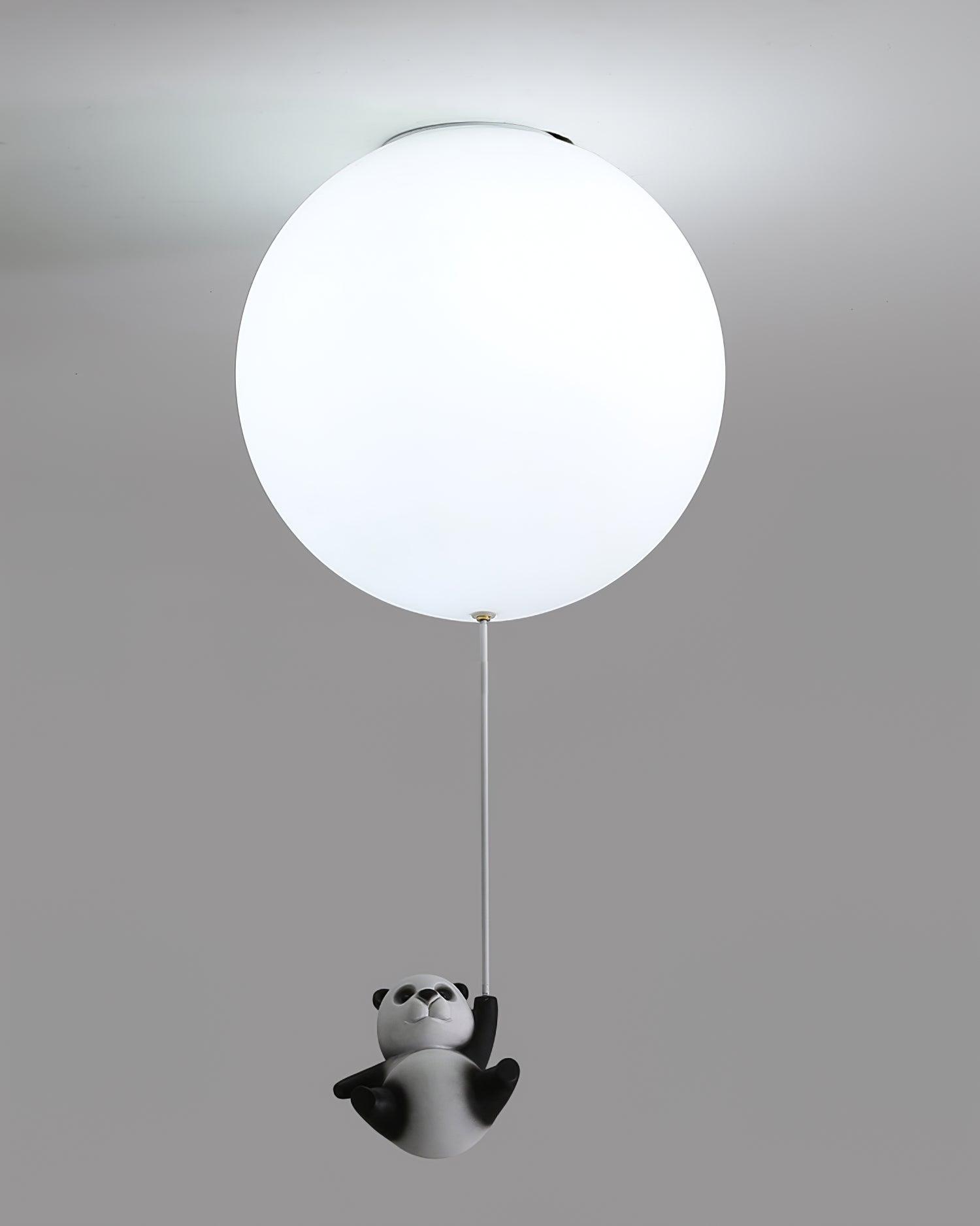 Aursilos Elegance Panda Glas-Deckenleuchte-Letslighting