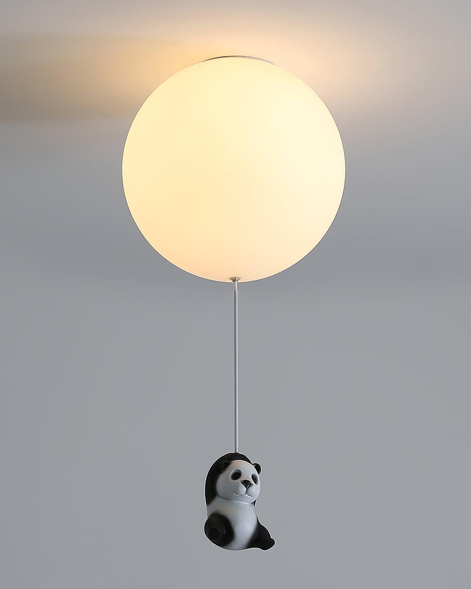 Aursilos Elegance Panda Glas-Deckenleuchte-Letslighting
