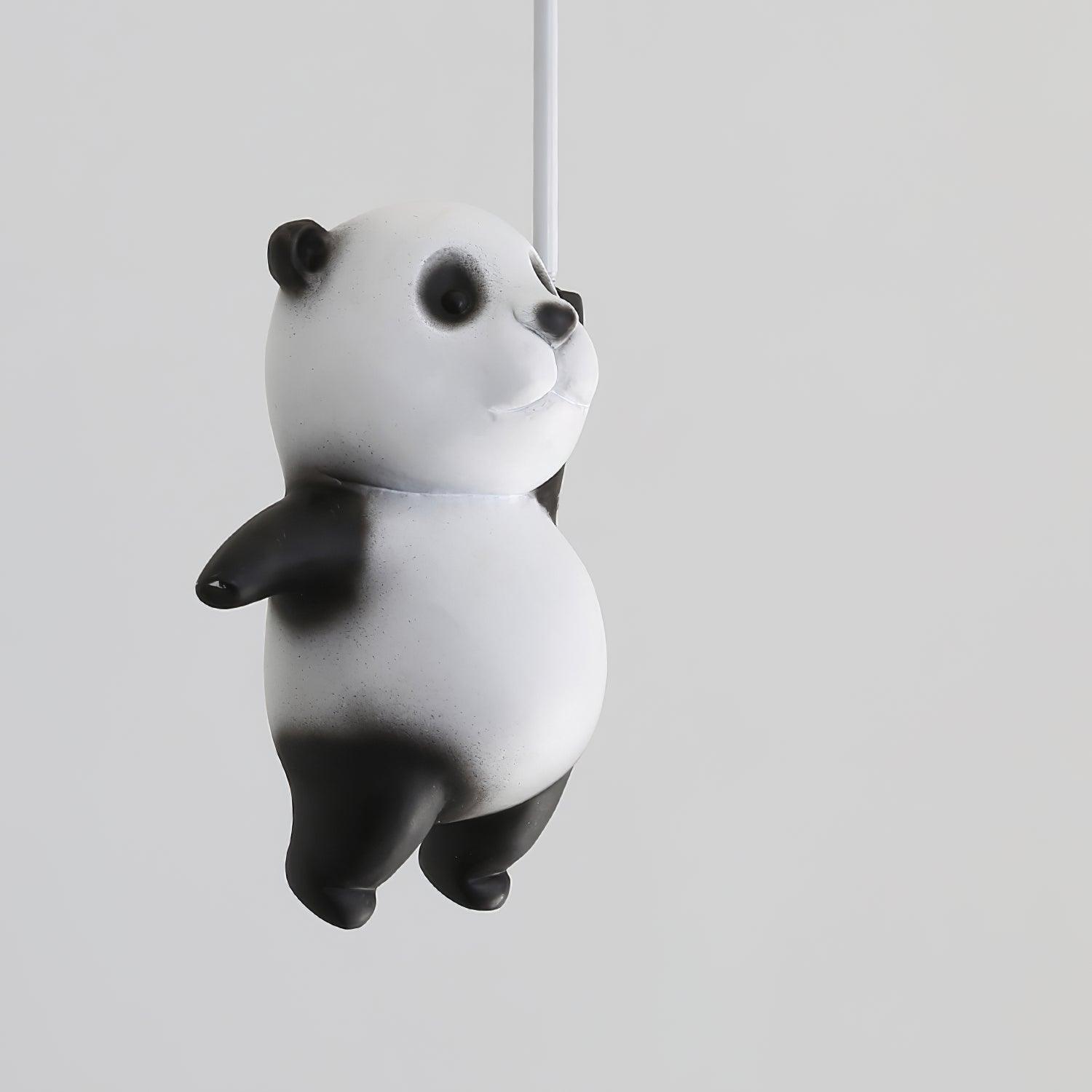 Aursilos Elegance Panda Glas-Deckenleuchte-Letslighting