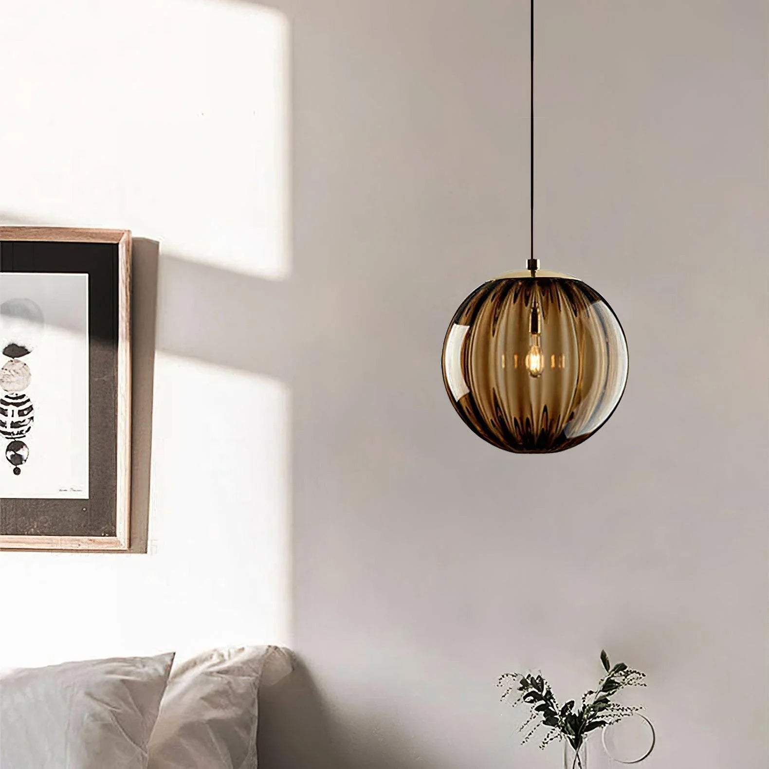 Halore Glas Vintage-Pendelleuchte-Letslighting