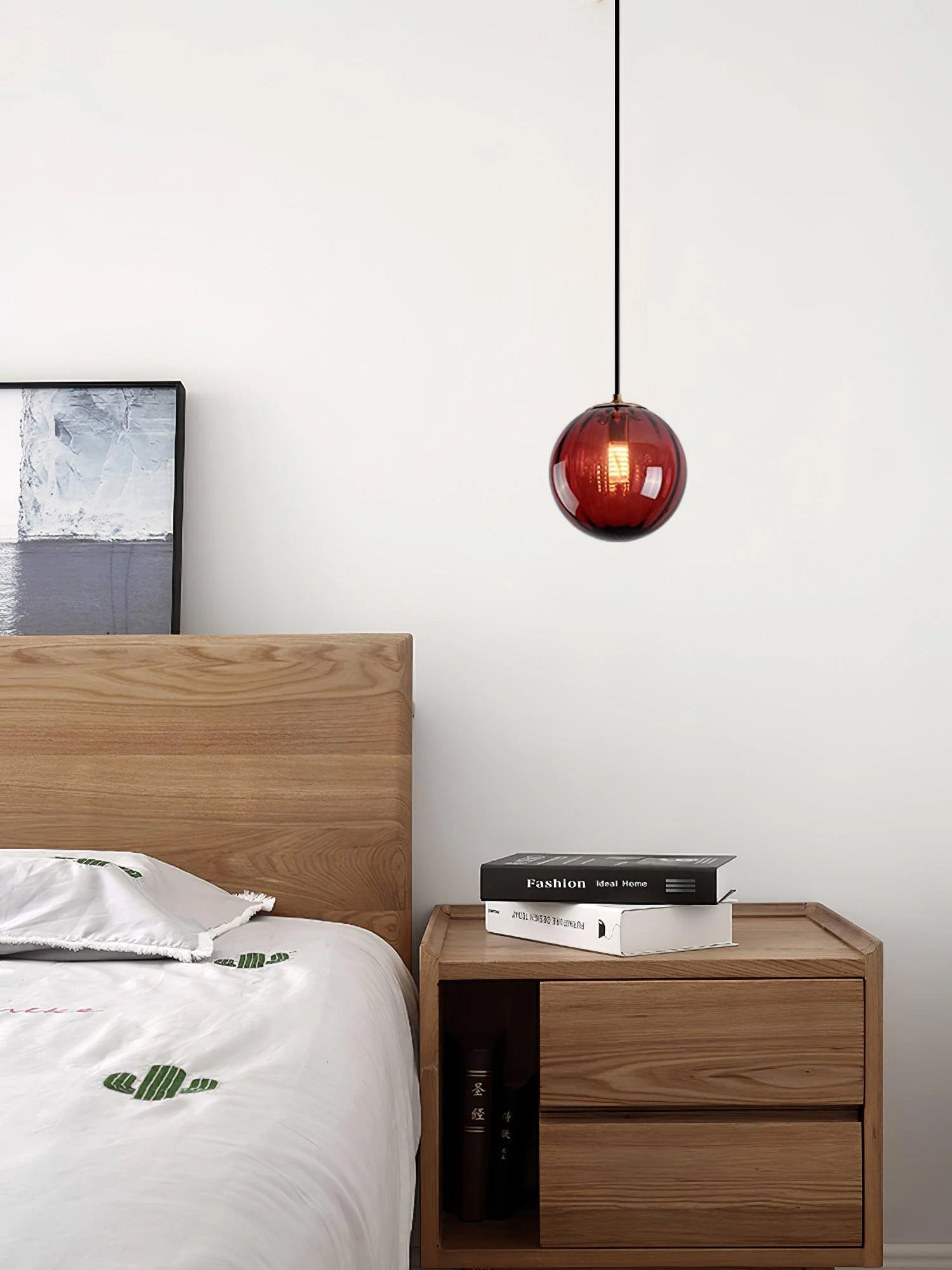 Halore Glas Vintage-Pendelleuchte-Letslighting