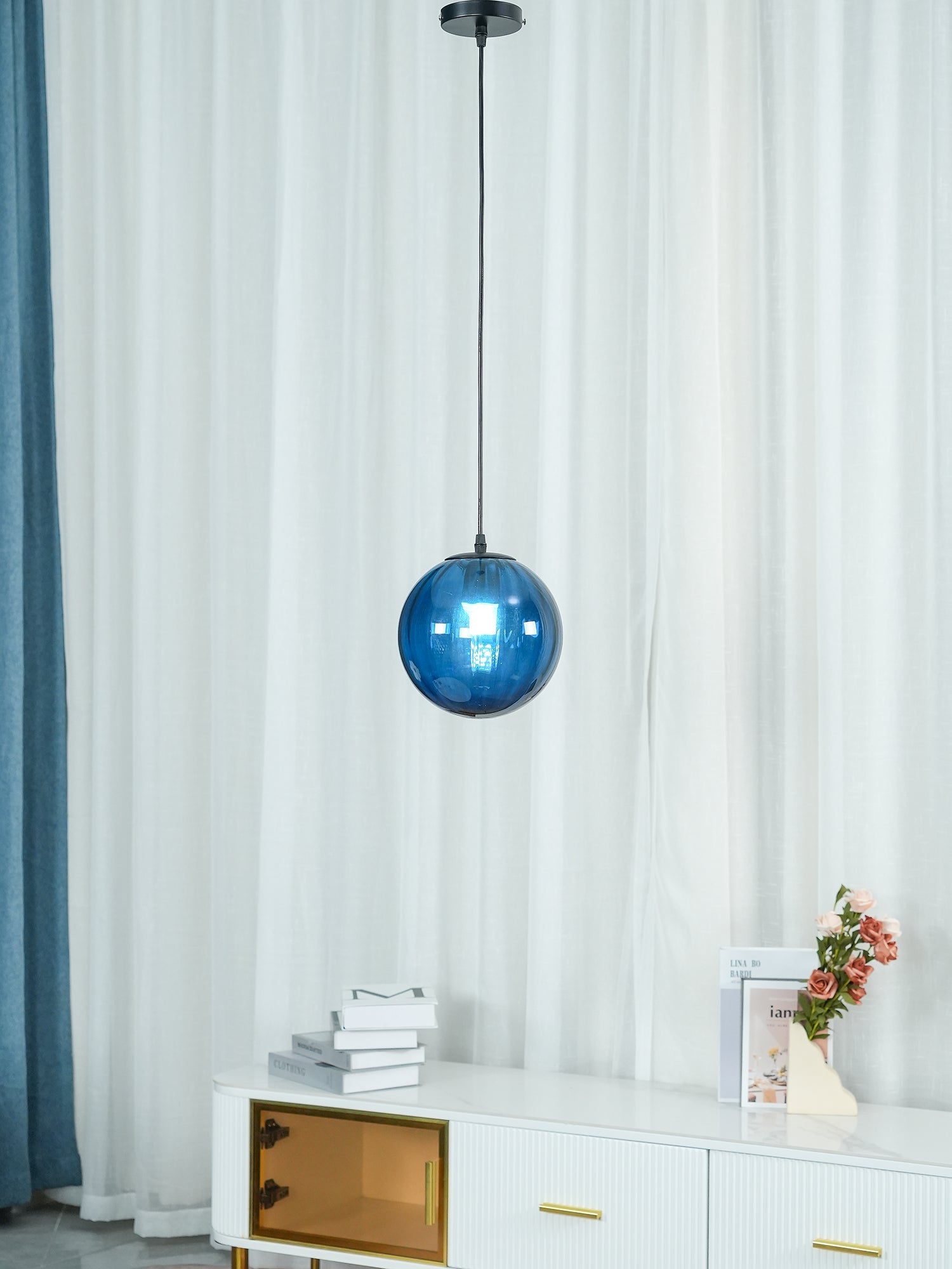 Halore Glas Vintage-Pendelleuchte-Letslighting