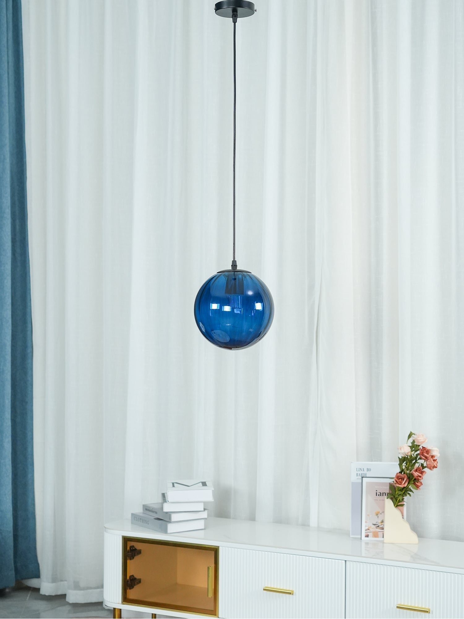 Halore Glas Vintage-Pendelleuchte-Letslighting