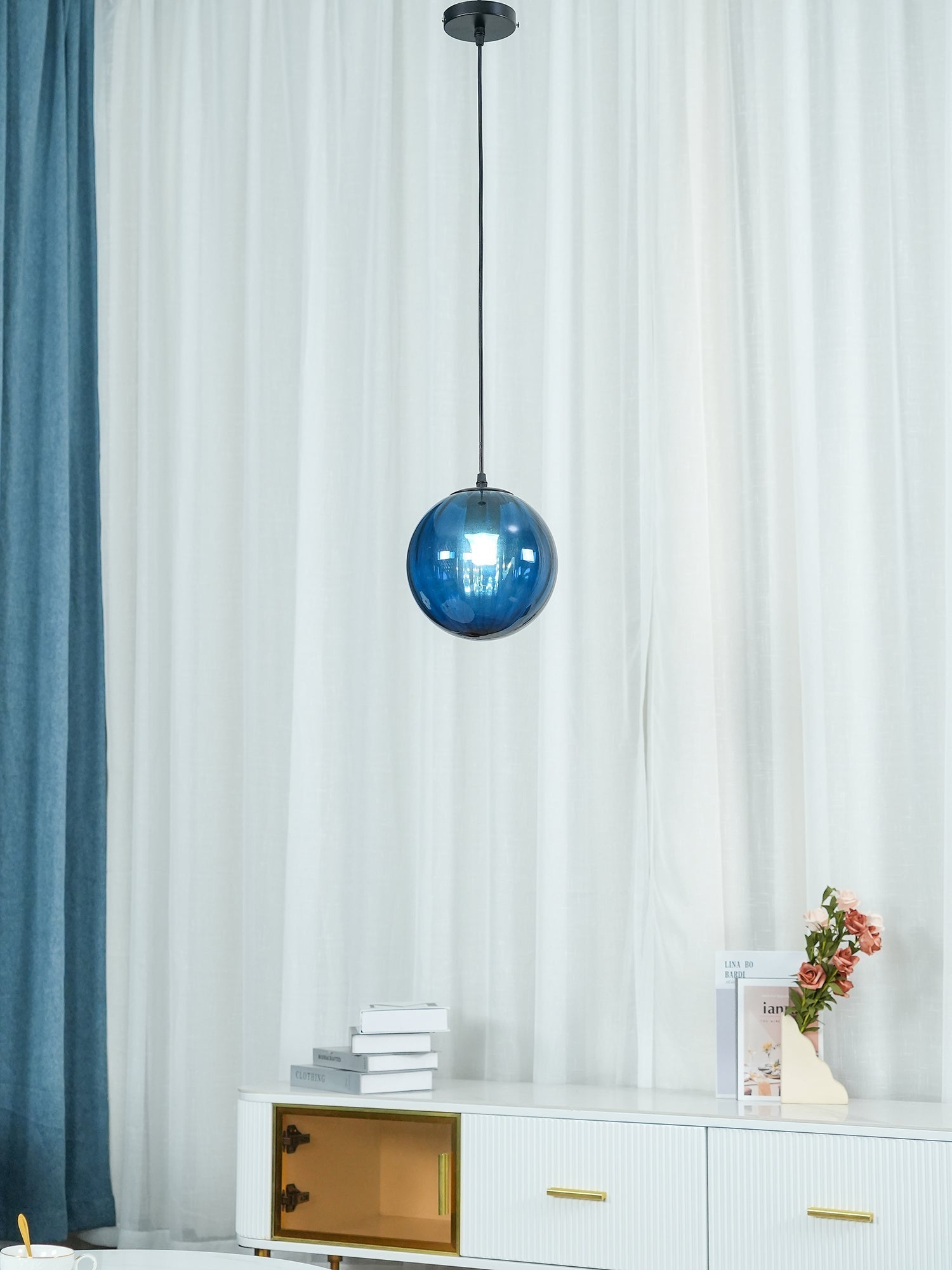 Halore Glas Vintage-Pendelleuchte-Letslighting
