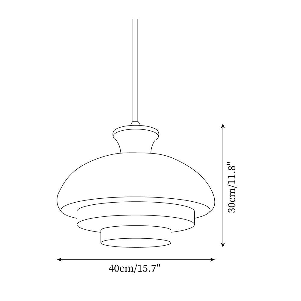 Sage Moderne Pendelleuchte aus Glas-Letslighting