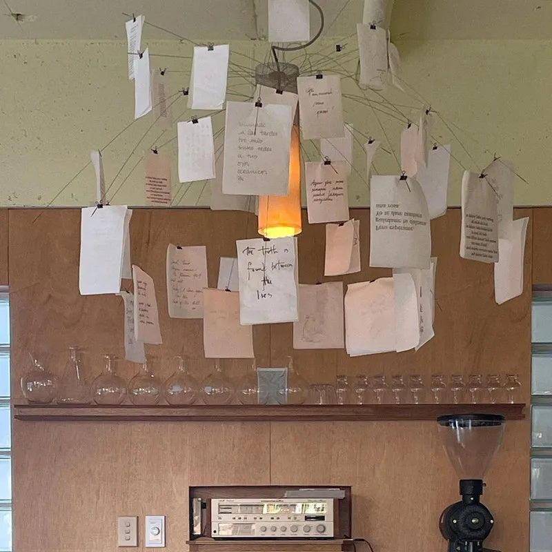 Ortheen Moderner Kronleuchter aus Papier-Letslighting