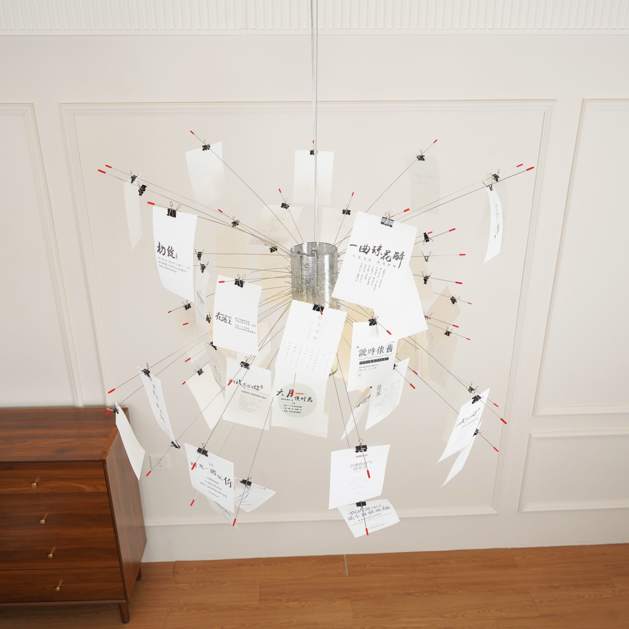 Ortheen Moderner Kronleuchter aus Papier-Letslighting