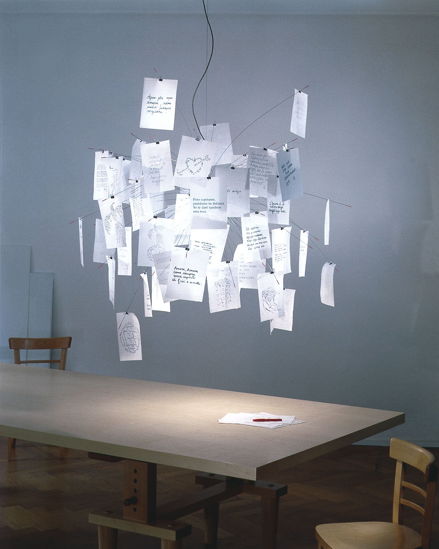 Ortheen Moderner Kronleuchter aus Papier-Letslighting