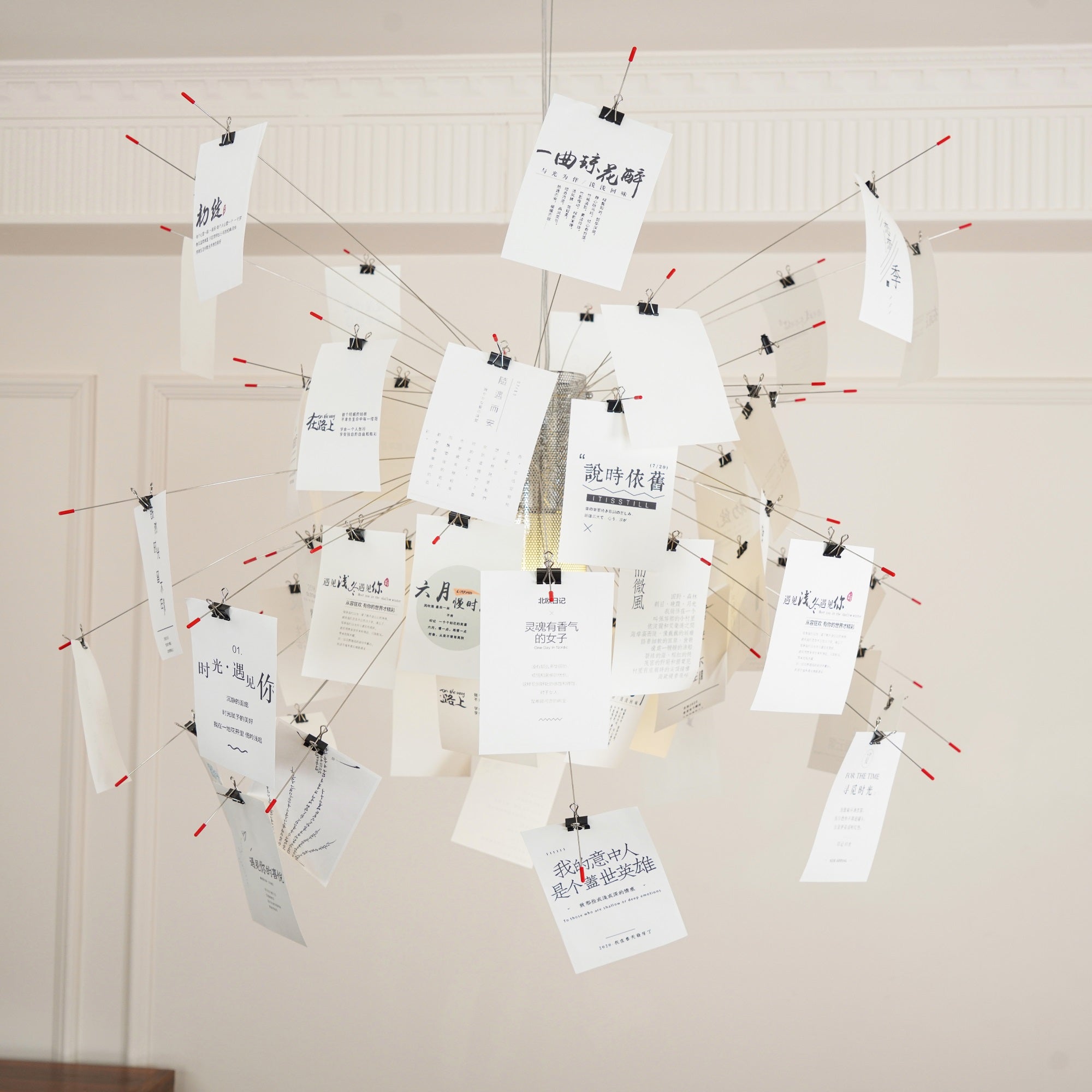 Ortheen Moderner Kronleuchter aus Papier-Letslighting