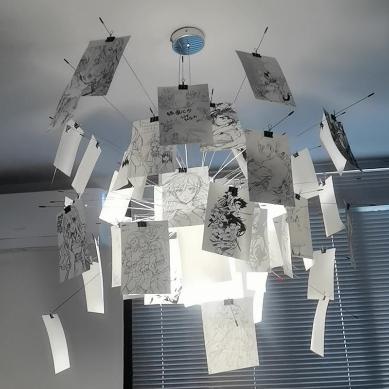 Ortheen Moderner Kronleuchter aus Papier-Letslighting