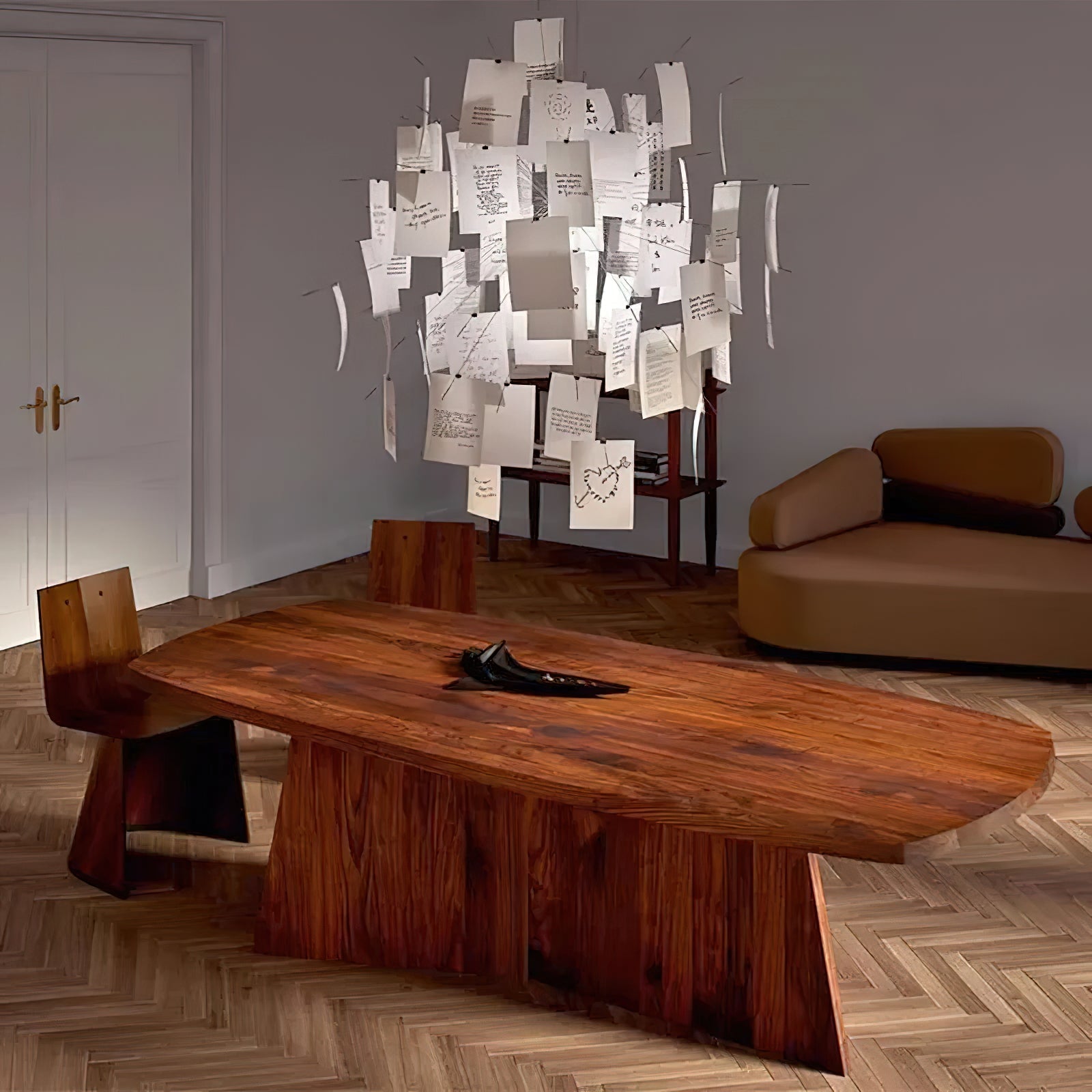Ortheen Moderner Kronleuchter aus Papier-Letslighting