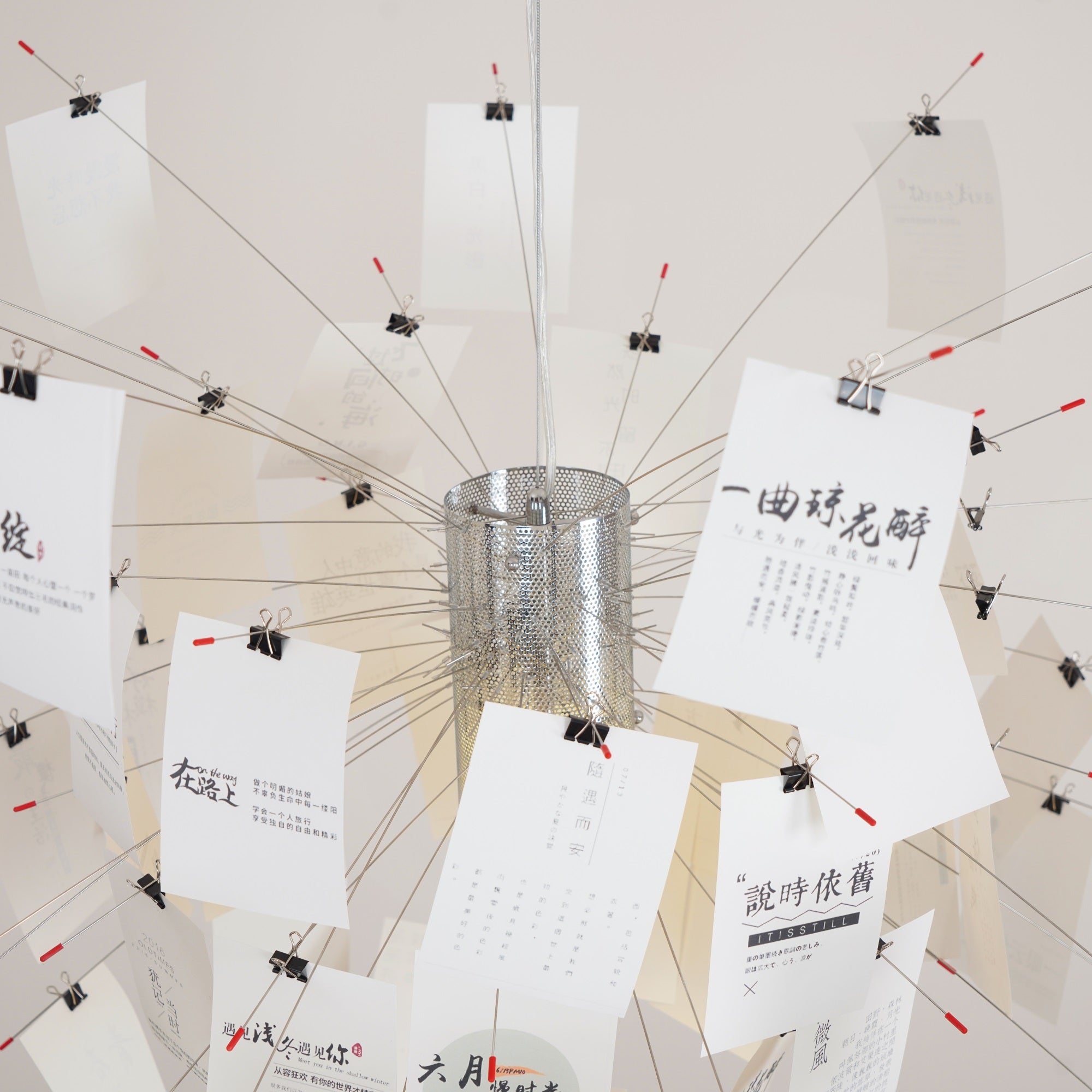 Ortheen Moderner Kronleuchter aus Papier-Letslighting