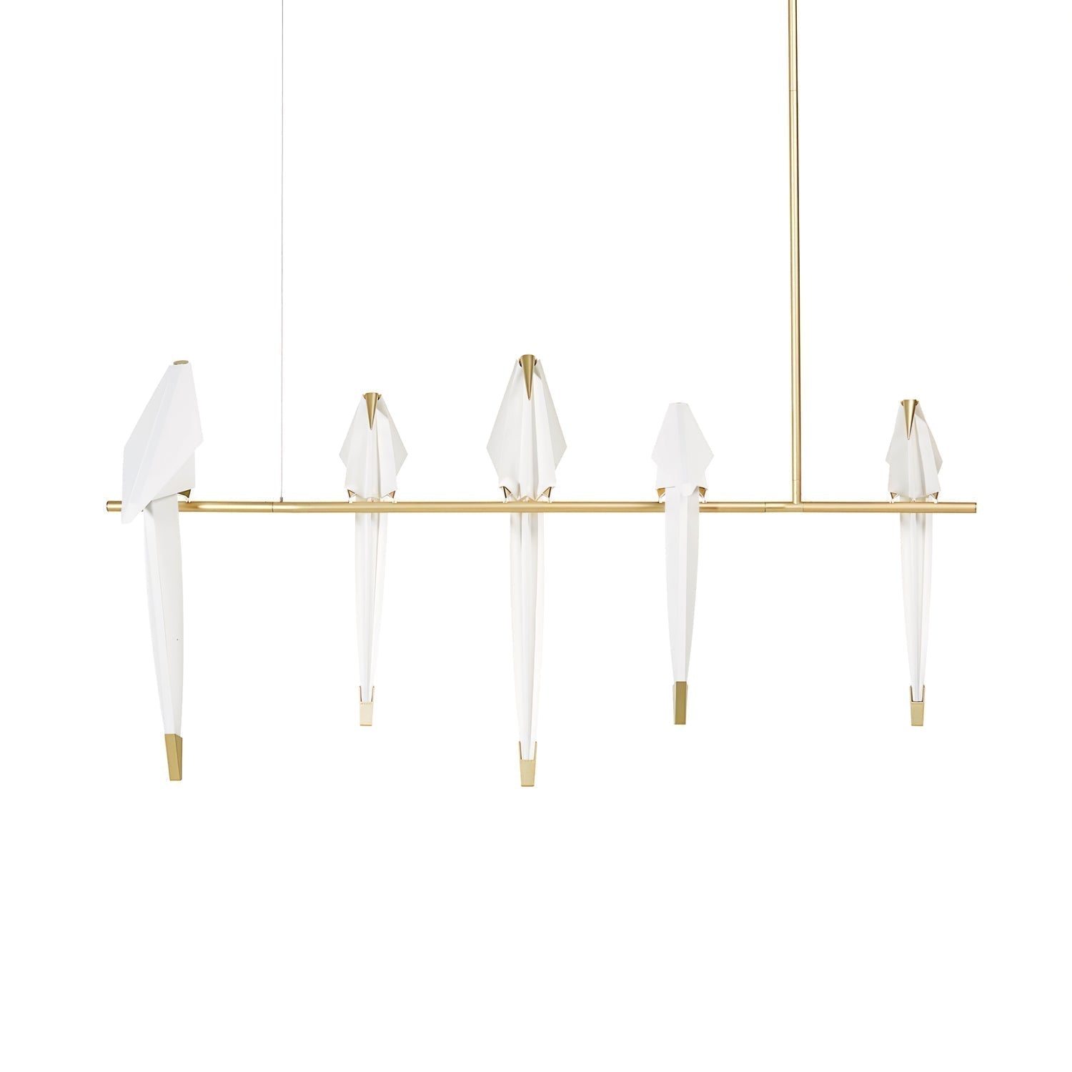 Paper Crane Bird LED Chandelier - Blowlighting