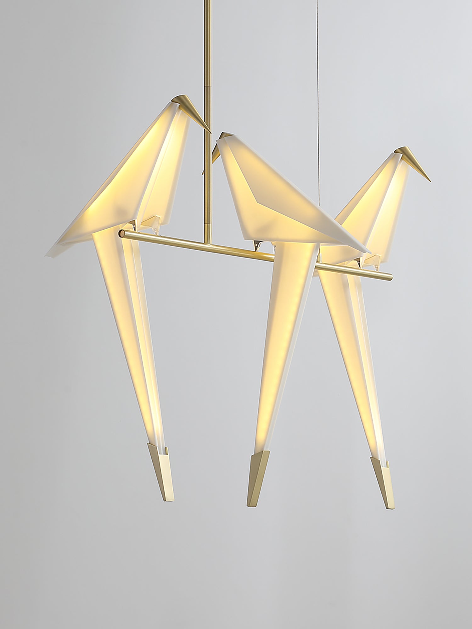 Paper Crane Bird LED Chandelier - Blowlighting
