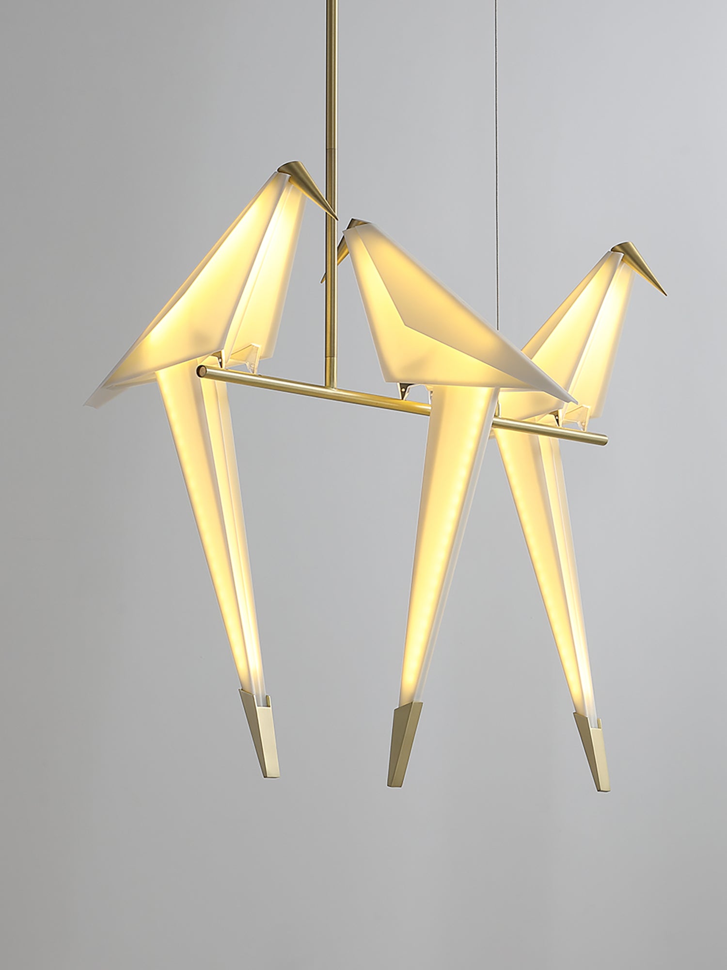 Paper Crane Bird LED Chandelier - Blowlighting