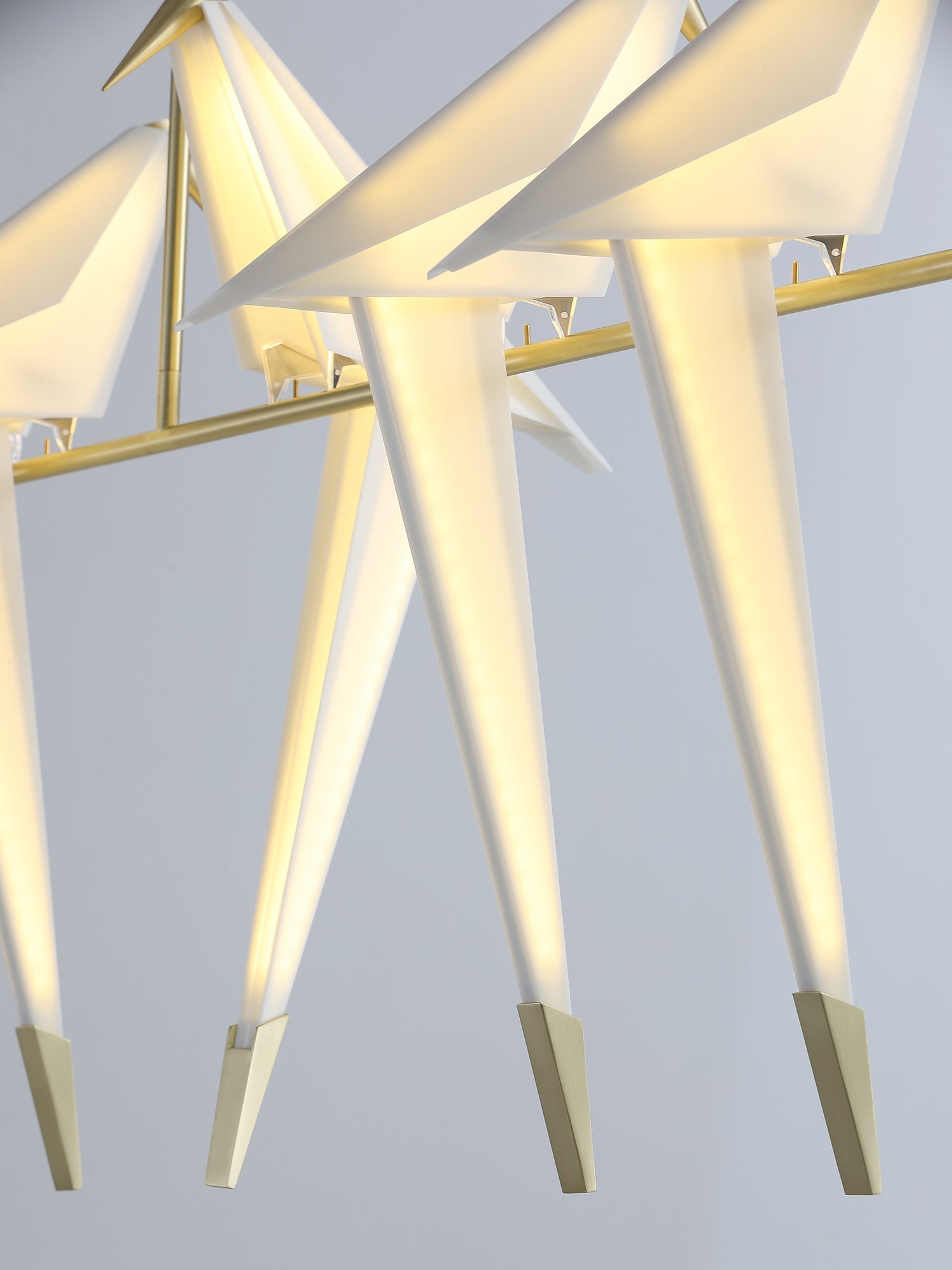 Paper Crane Bird LED Chandelier - Blowlighting