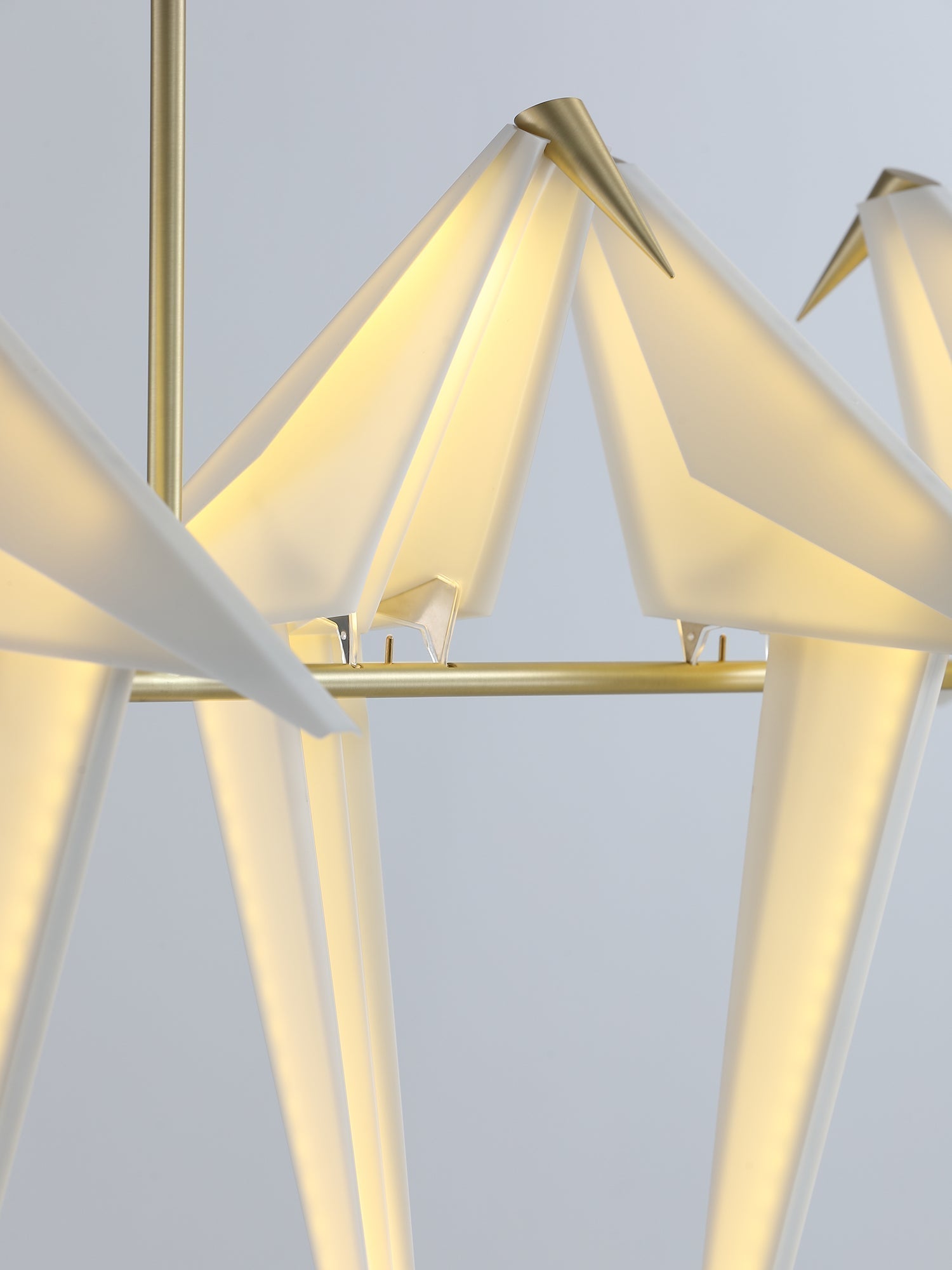 Paper Crane Bird LED Chandelier - Blowlighting