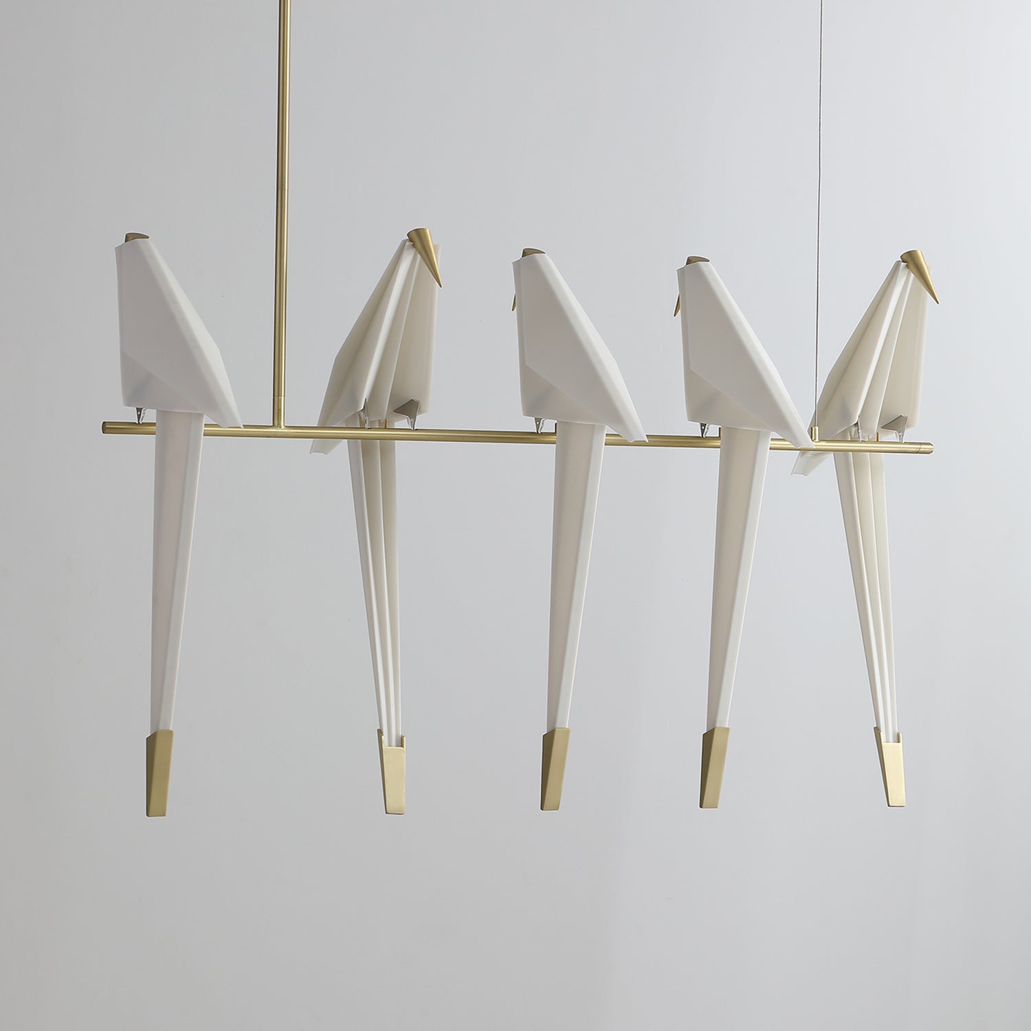 Paper Crane Bird LED Chandelier - Blowlighting