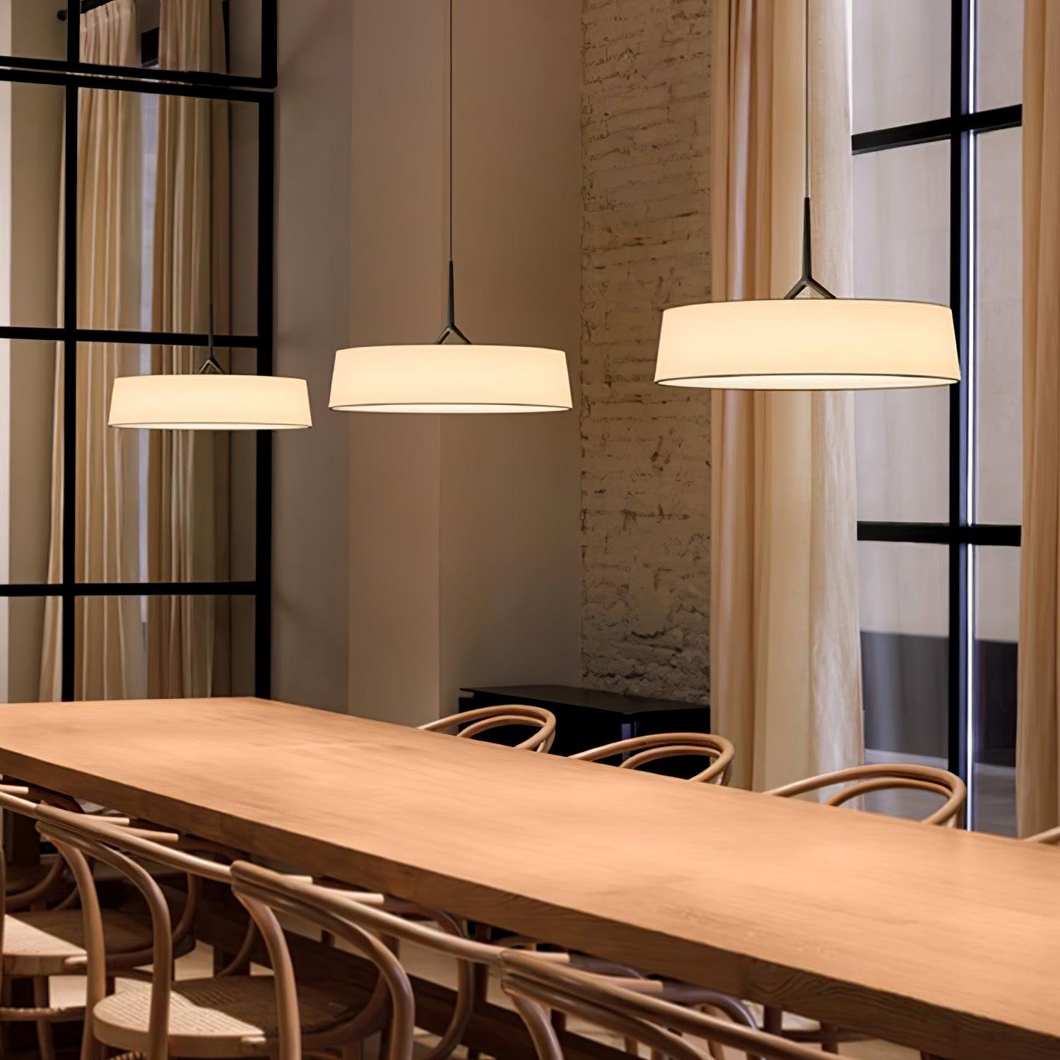 Ovynira Zylindrische Stoff-Pendelleuchte-Letslighting