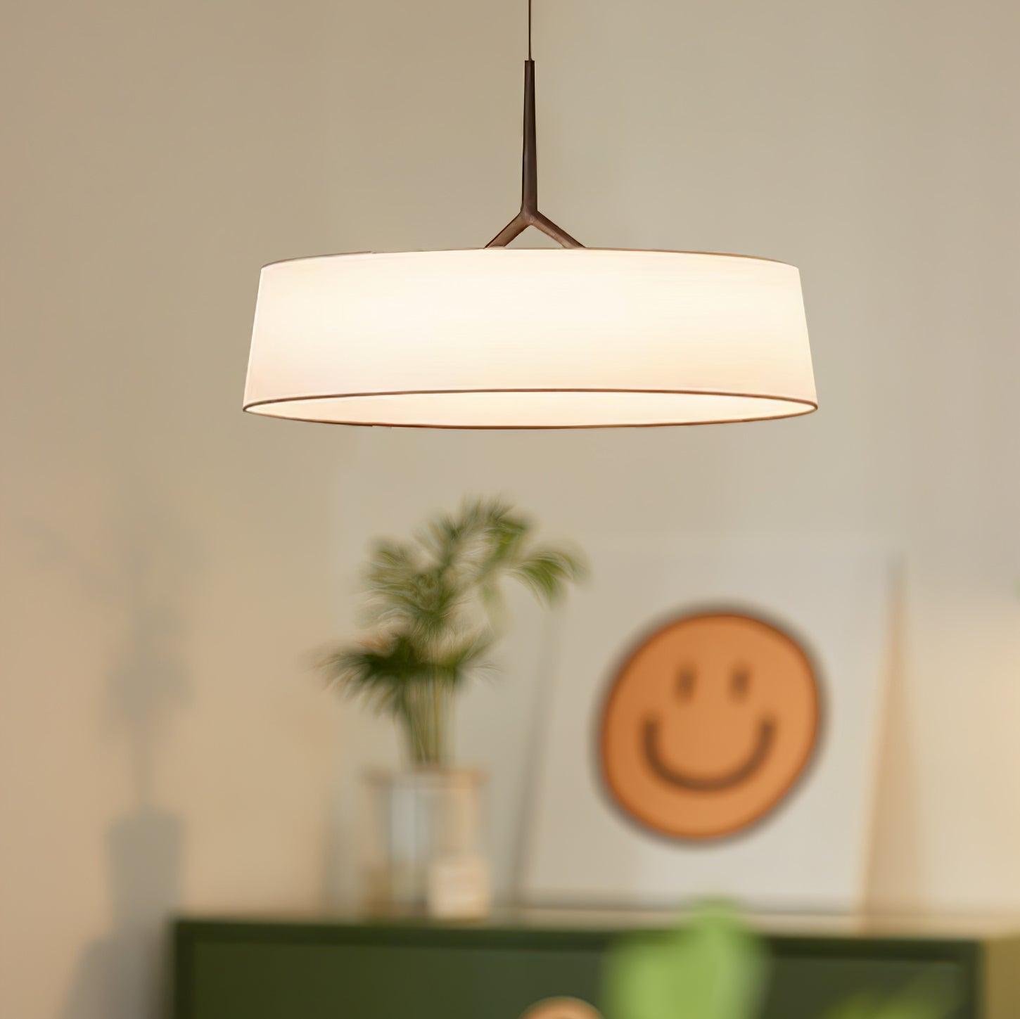 Ovynira Zylindrische Stoff-Pendelleuchte-Letslighting