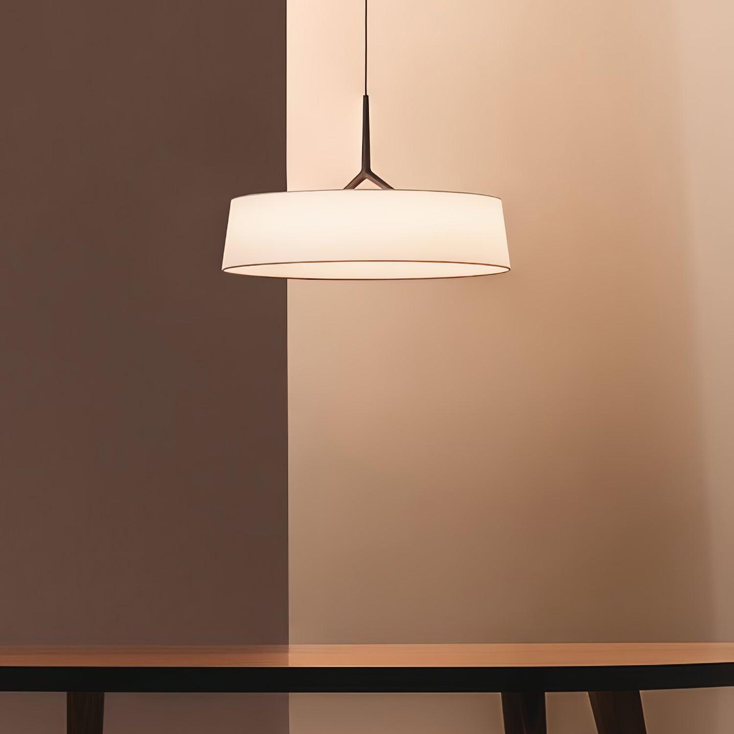 Ovynira Zylindrische Stoff-Pendelleuchte-Letslighting