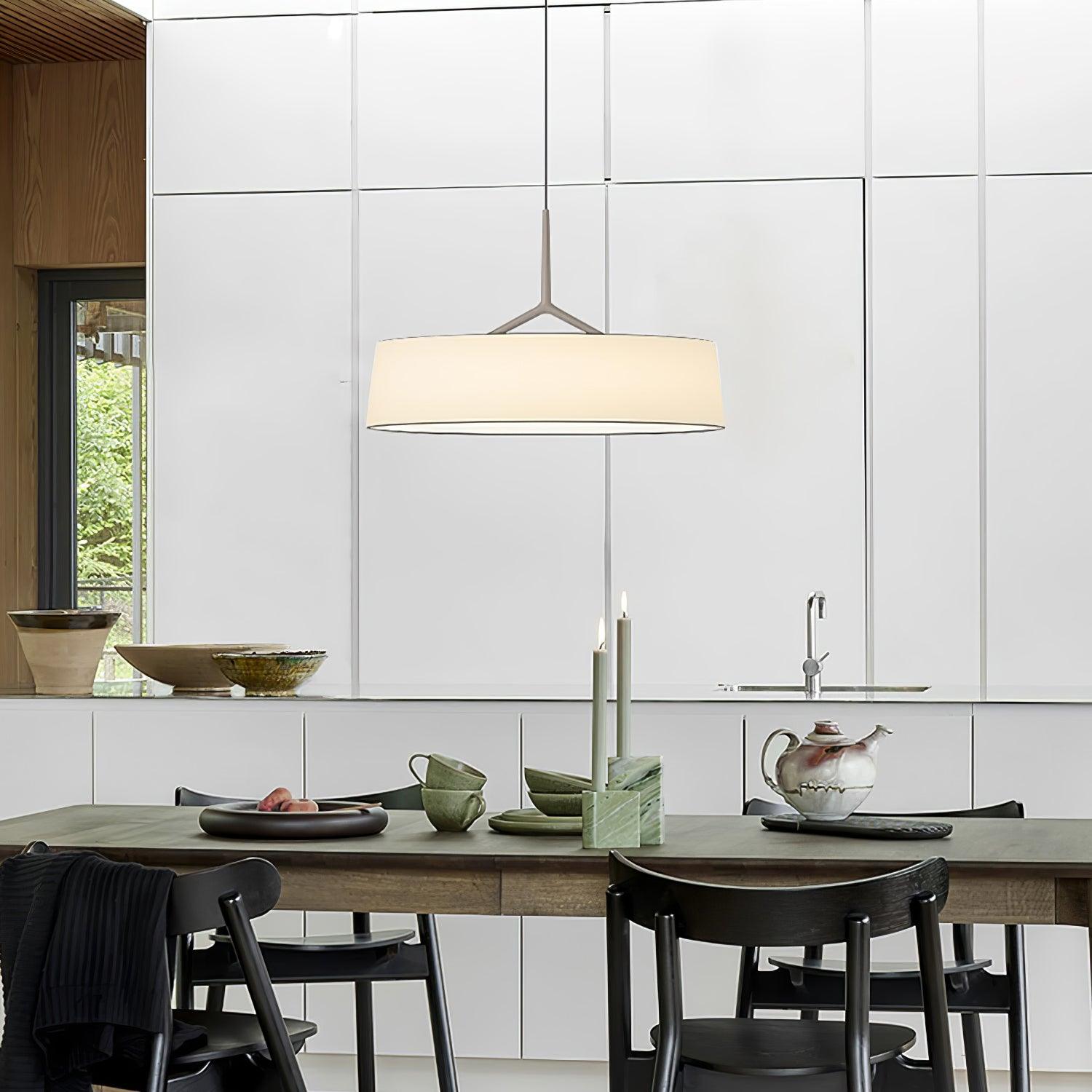 Ovynira Zylindrische Stoff-Pendelleuchte-Letslighting