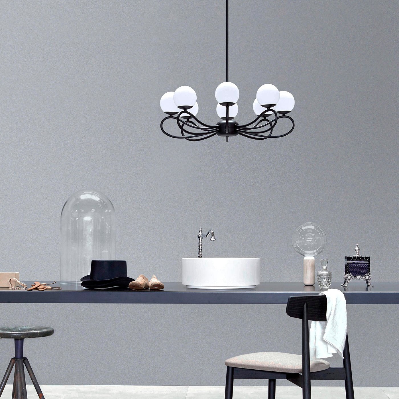 Aurlaeir Eleganter Vintage Messing-Glas Kronleuchter-Letslighting