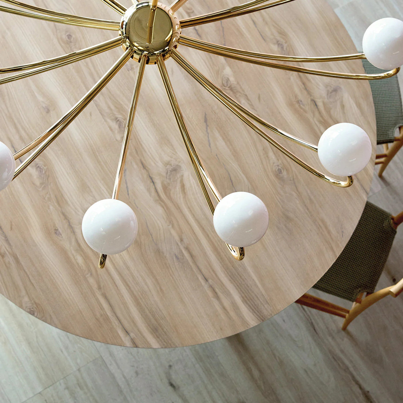 Aurlaeir Eleganter Vintage Messing-Glas Kronleuchter-Letslighting