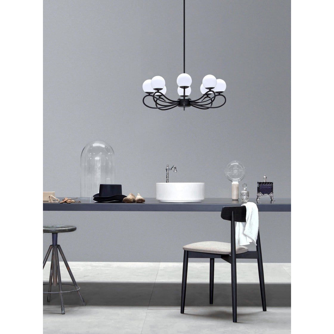 Aurlaeir Eleganter Vintage Messing-Glas Kronleuchter-Letslighting