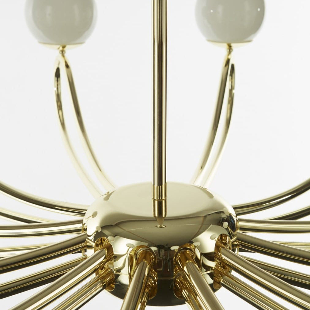 Aurlaeir Eleganter Vintage Messing-Glas Kronleuchter-Letslighting