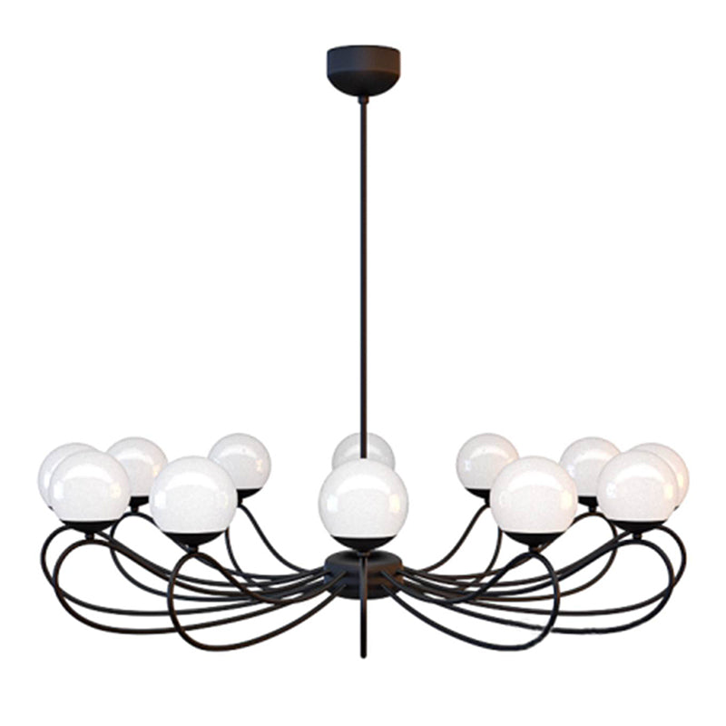Aurlaeir Eleganter Vintage Messing-Glas Kronleuchter-Letslighting