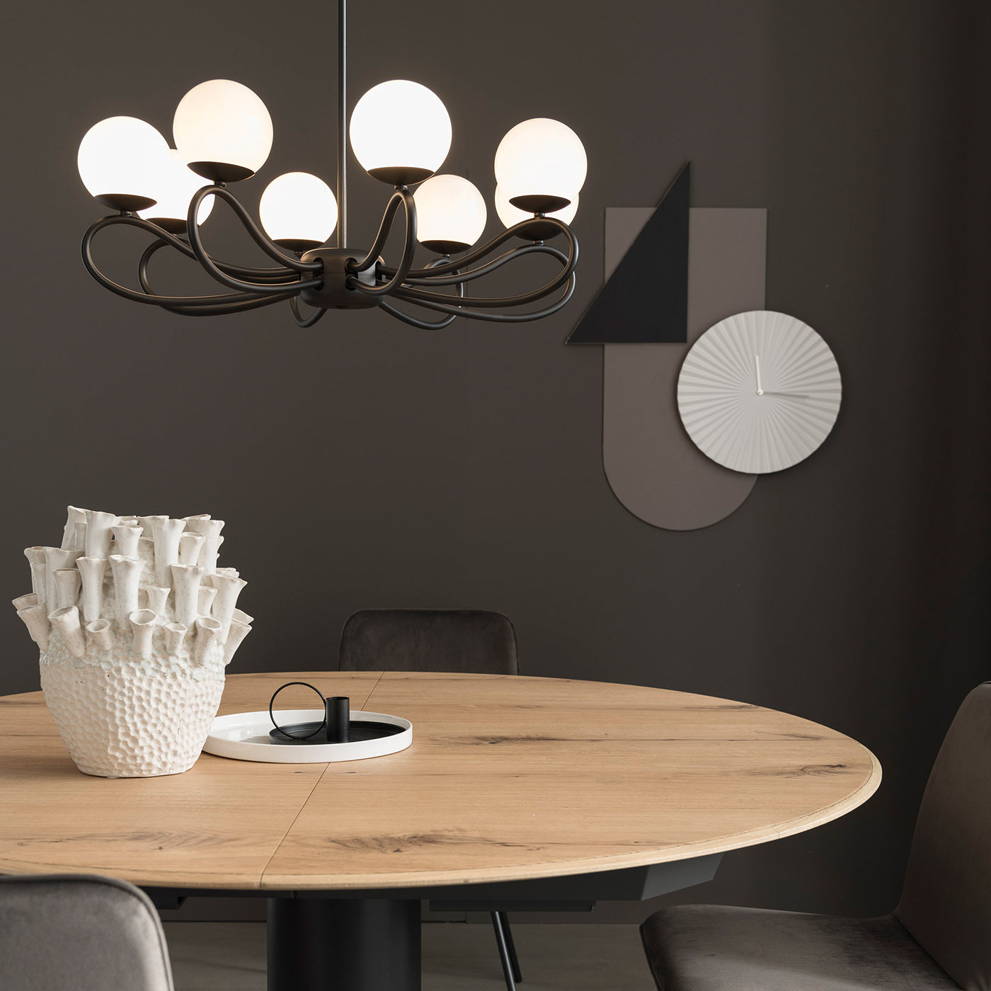Aurlaeir Eleganter Vintage Messing-Glas Kronleuchter-Letslighting
