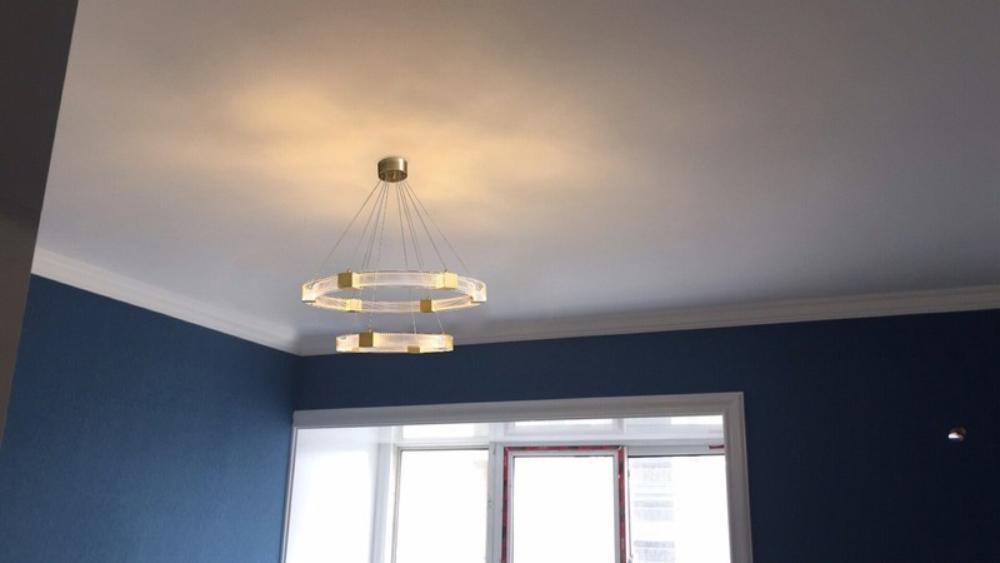 Eurdora Moderner Minimalistischer Ring-LED-Kronleuchter-Letslighting