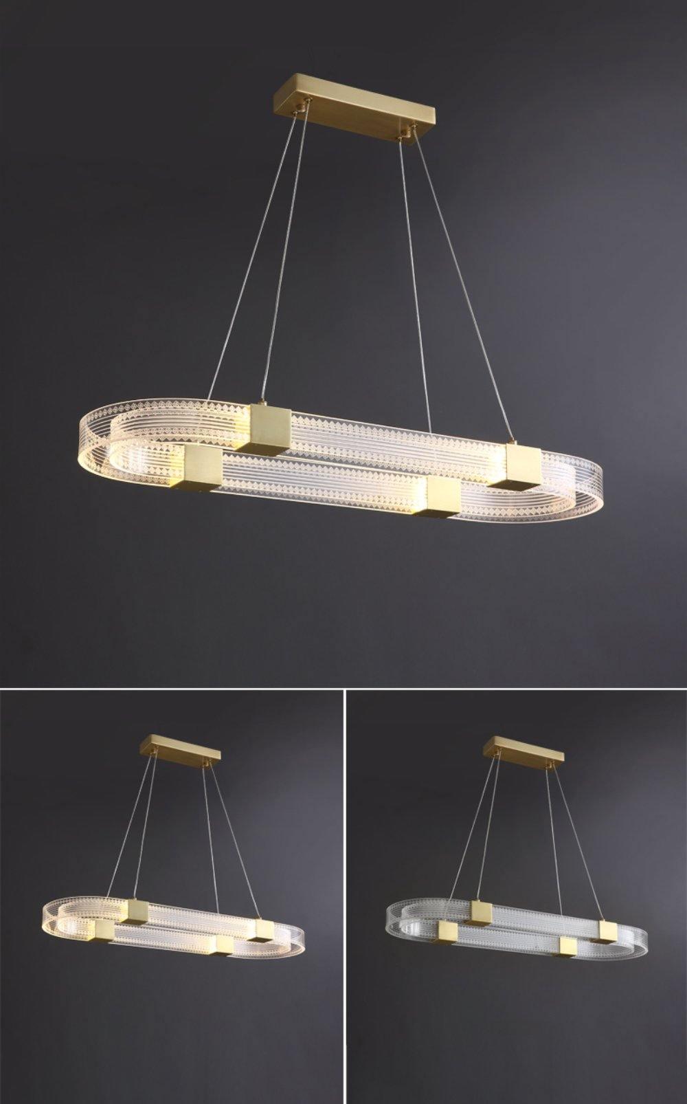 Eurdora Moderner Minimalistischer Ring-LED-Kronleuchter-Letslighting