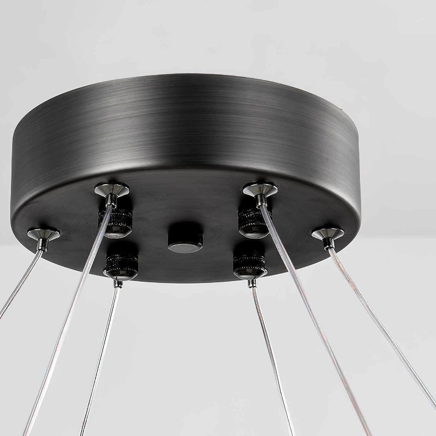 Parallel Eleganter Ring-Glas-Kronleuchter-Letslighting