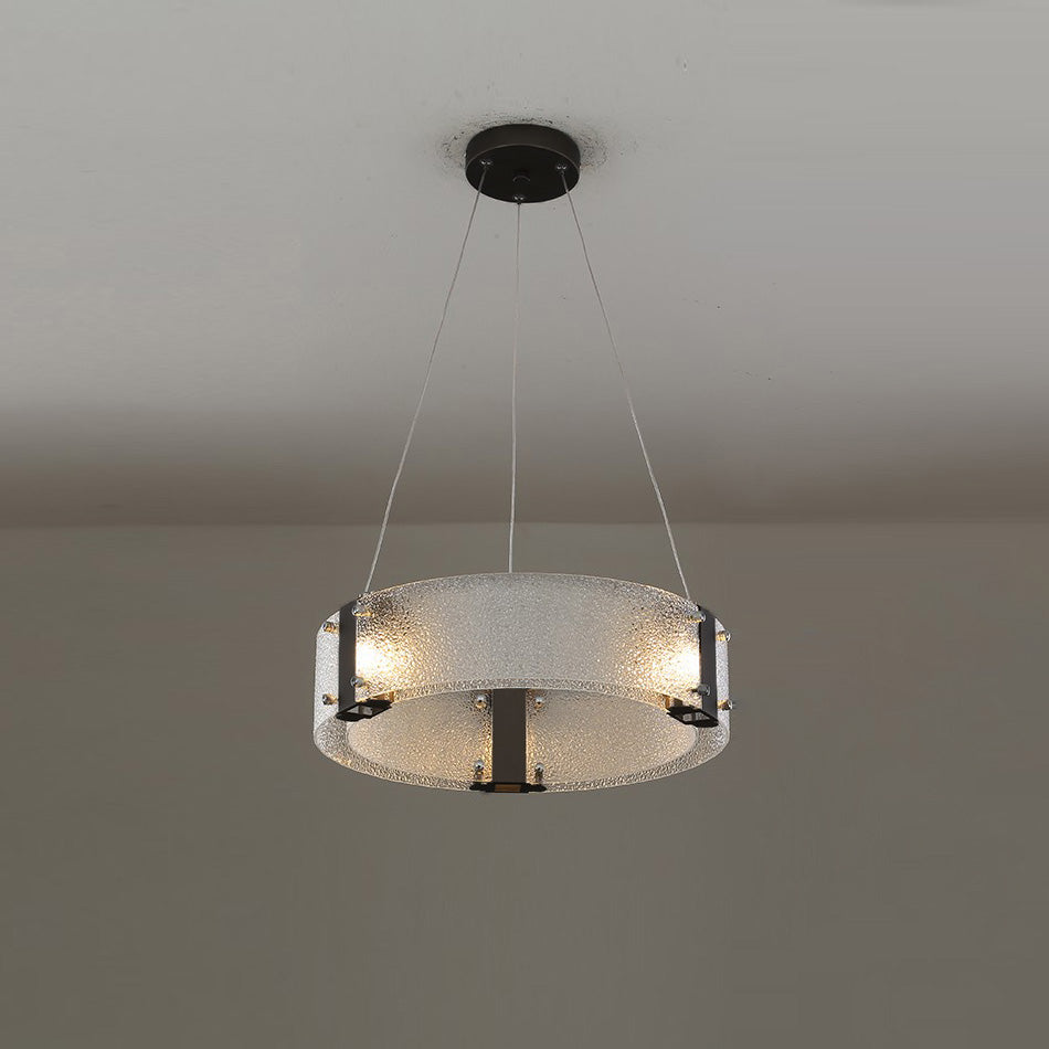 Parallel Eleganter Ring-Glas-Kronleuchter-Letslighting