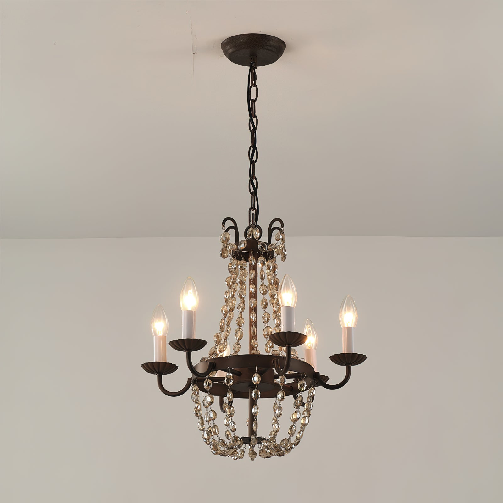 Oraeisra Vintage Flohmarkt-Kristallleuchter-Letslighting